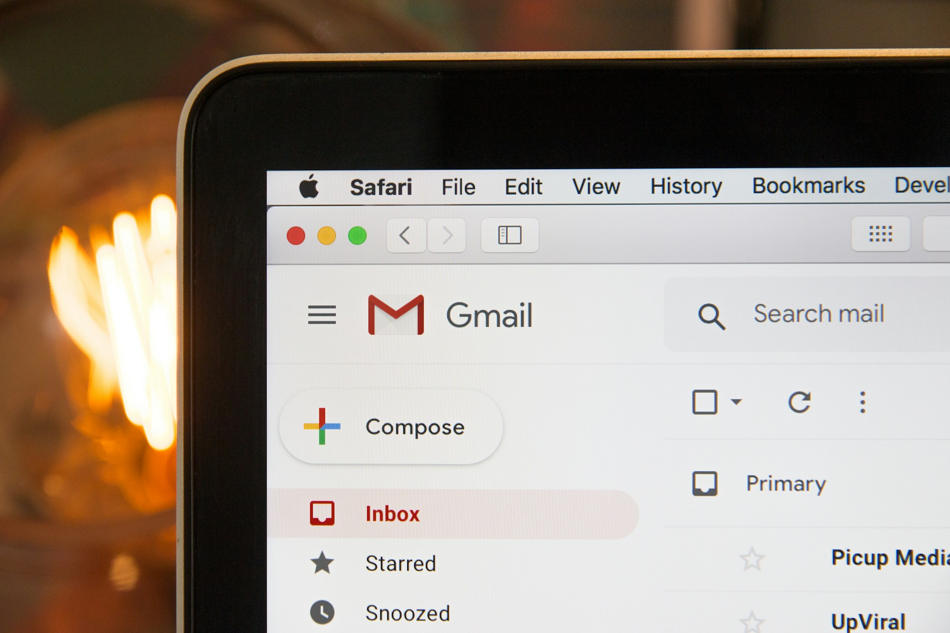 gmail sur safari